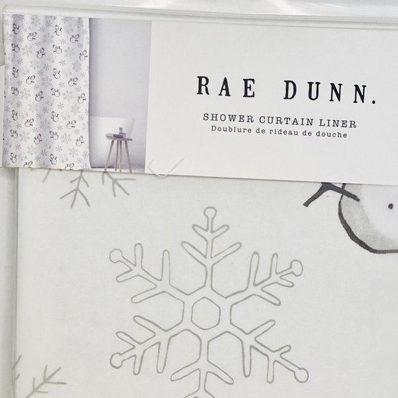 Rae Dunn Bath Rae Dunn By Enchante 72 X 72 Shower Curtain Featuring